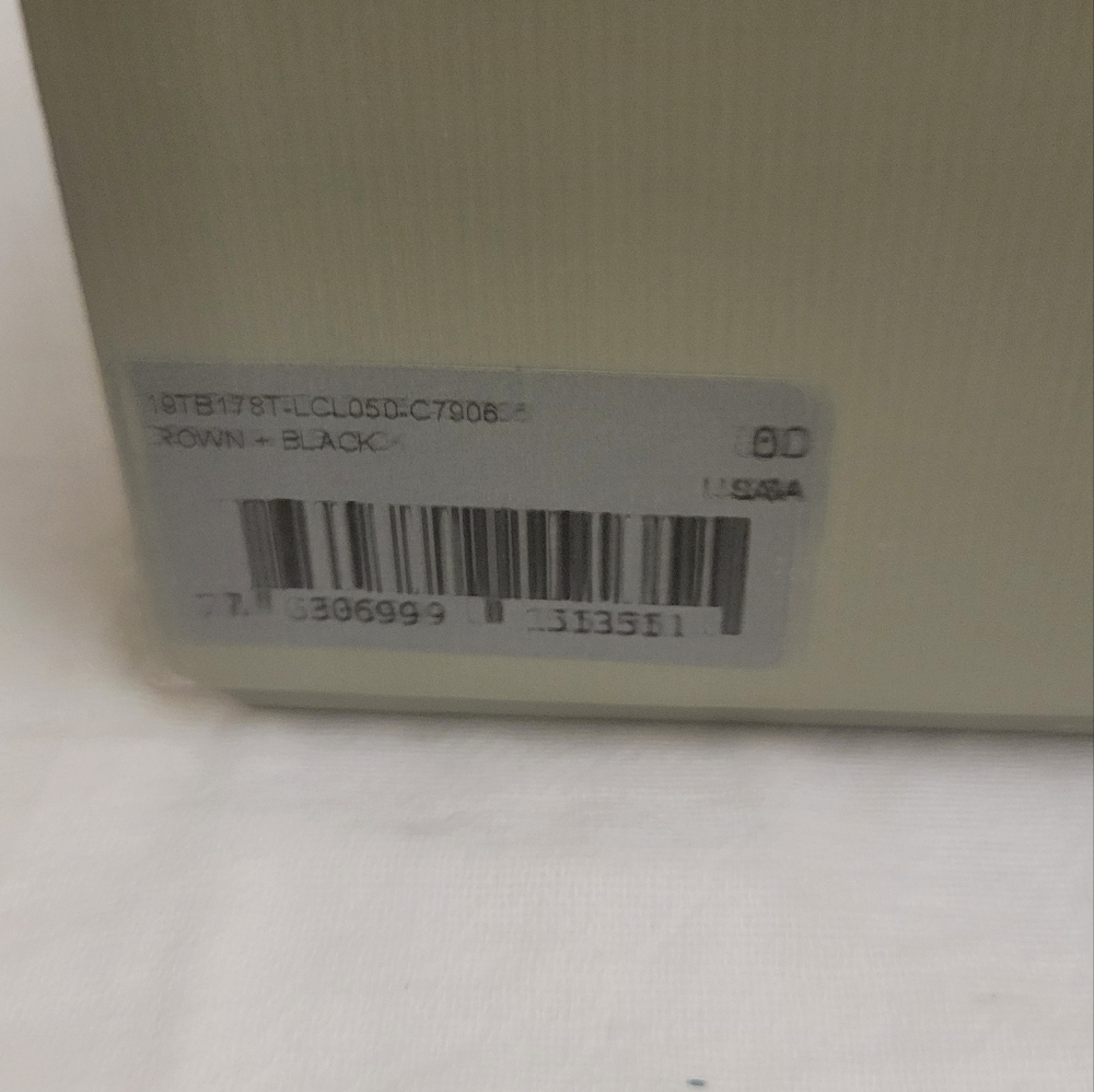 Tom Ford "T" Logo Grained Black/Brown Leather Belt Size 80/ Small - Picture 9 of 9